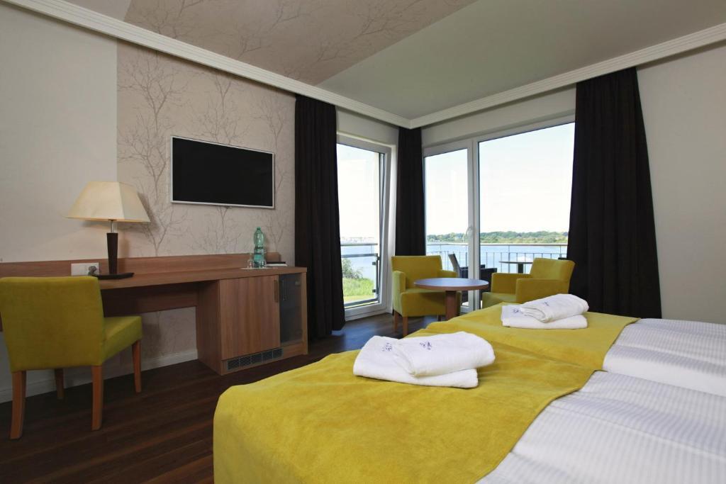 Hotel Warnow Rostock Habitación foto
